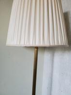Vintage lamp echt marmer met zijde lampen kap, Huis en Inrichting, Lampen | Lampenkappen, Ophalen of Verzenden, Gebruikt, Rond
