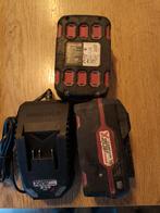 2x Parkside 4000mAh Accu + Lader, Ophalen of Verzenden, Gebruikt