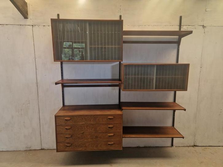 Kai kristiansen modulair wandsysteem regal system, Huis en Inrichting, Kasten | Wandmeubels, 200 cm of meer, 25 tot 50 cm, Ophalen