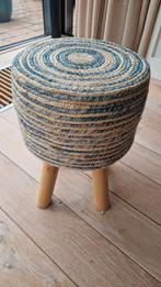 Leuk krukje met rieten hoes, Huis en Inrichting, Stoelen, Bruin, Nieuw, Riet of Rotan, Ophalen of Verzenden