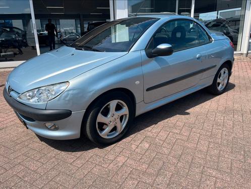 Peugeot 206 1.6 16V CABRIO Automaat APK 07-2026, Auto's, Peugeot, Bedrijf, Te koop, Lederen bekleding, Lichtmetalen velgen, Metallic lak