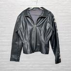 Merkloos Blazer Maat L Zwart Tekst PU Leer Biker, Verzenden, Zwart, Maat 42/44 (L), M