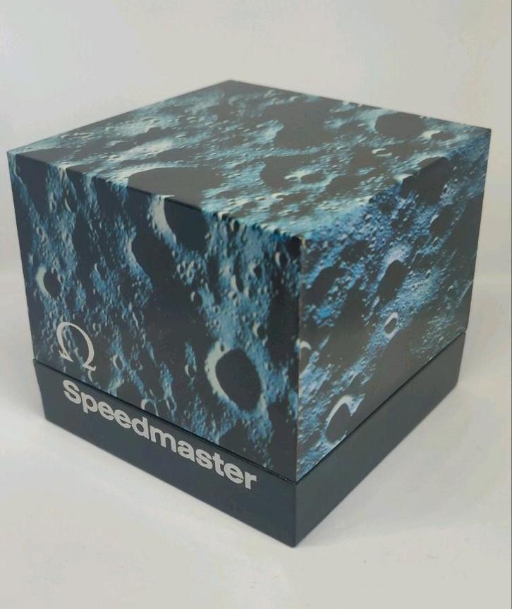 Omega Speedmaster Moon Crater Doos, Sieraden, Tassen en Uiterlijk, Horloges | Heren, Zo goed als nieuw, Omega, Staal, Staal, Ophalen of Verzenden
