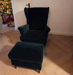 Comfortabele stoel fauteuil velvet/fluweel, Ophalen, Overige kleuren, Zo goed als nieuw, Vintage stijl