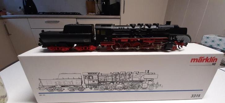 Marklin 3315, stoomloc 50 3134, Hobby en Vrije tijd, Modeltreinen | H0, Zo goed als nieuw, Locomotief, Wisselstroom, Märklin, Ophalen of Verzenden