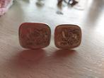 ZILVEREN OLDMOBILE MANCHETKNOPEN VINTAGE, Sieraden, Tassen en Uiterlijk, Manchetknopen, Ophalen of Verzenden, Zo goed als nieuw