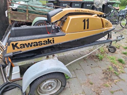 Kawasaki 550sx, Watersport en Boten, Speedboten, Zo goed als nieuw, 6 meter of meer, Benzine, 200 pk of meer, Polyester, Binnenboordmotor