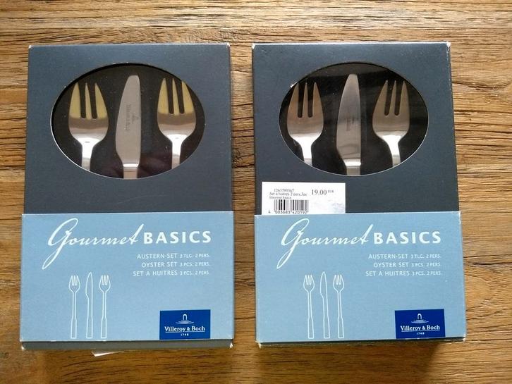 Twee setjes van Villeroy en Boch Gourmet Basics, Huis en Inrichting, Keuken | Bestek, Nieuw, Rvs of Chroom, Ophalen of Verzenden