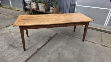 Antieke Franse boeren eettafel 200 x 80 beschikbaar voor biedingen