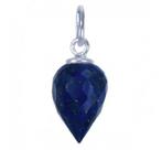 Zilveren bedel hanger met Lapis Lazuli druppel, Overige voorstellingen, Blauw, Nieuw, Ophalen of Verzenden