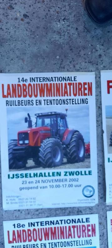 diverse posters LCN beurs Zwolle - Britains-Ertl-Siku beschikbaar voor biedingen