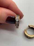 B85 Prachtige zilveren oorbellen goudkleurig, Ophalen of Verzenden, X, Goud, X