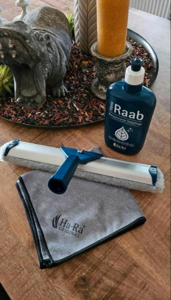 Nieuwe Ha-Ra Raamreiniger Set (32cm) - Scherpe Aanbieding!, Huis en Inrichting, Schoonmaakartikelen, Raamwisser of Trekker, Ophalen of Verzenden