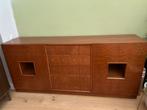 Retro / antieke kast dressoir bruin, Ophalen of Verzenden, Zo goed als nieuw, 25 tot 50 cm, 200 cm of meer