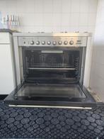 Pelgrim RVS gasfornuis 6-pits met grote oven – 90 cm breed, Witgoed en Apparatuur, Fornuizen, Ophalen, Gebruikt, 60 cm of meer