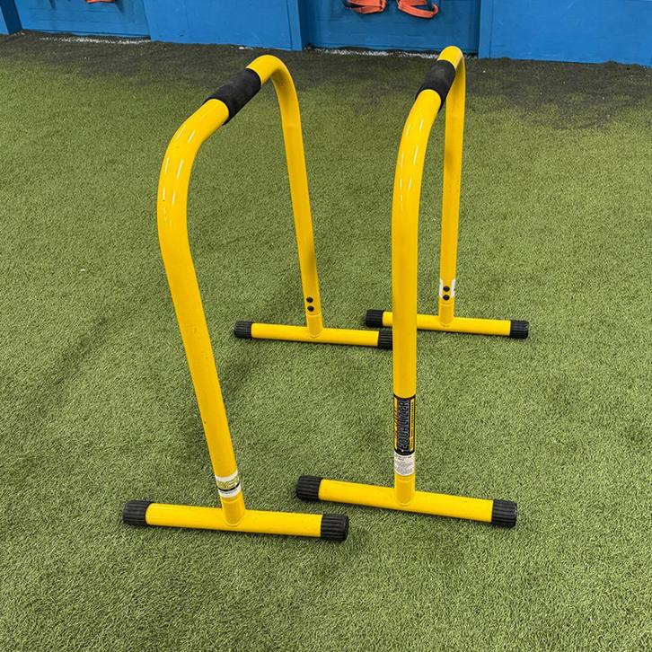 Lebert Equalizer Dip Bars - Geel (Groot) (255), Sport en Fitness, Fitnessmaterialen, Gebruikt, Overige typen, Armen, Benen, Borst