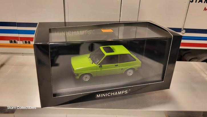 Minichamps Maxichamps Ford Fiesta Green, Hobby en Vrije tijd, Modelauto's | 1:43, Zo goed als nieuw, Auto, MiniChamps, Ophalen of Verzenden