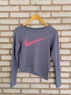 Nike Dri-FIT Longsleeve – Maat XS – Lichtpaars met roze logo, Ophalen of Verzenden, Zo goed als nieuw, Roze, Zonder mouw