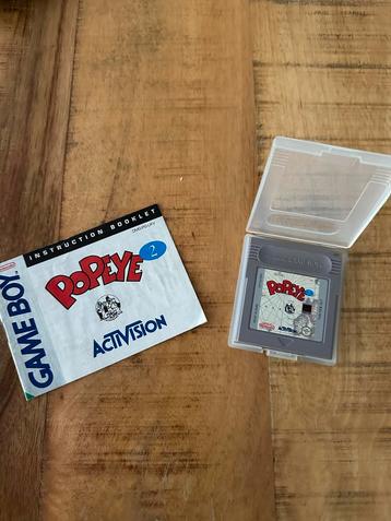 Popeye Game Boy Compleet met Handleiding! beschikbaar voor biedingen