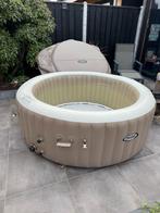 Mooie rond Jacuzzi Intex met toebehoren, Tuin en Terras, Bubbelbaden en Hottubs, Ophalen, Gebruikt, Grondzeil, Opblaasbaar