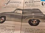 Jaren 50 Simca Aronde 4 typen stationcar bestelwagen folder, Ophalen of Verzenden, Zo goed als nieuw, Overige merken