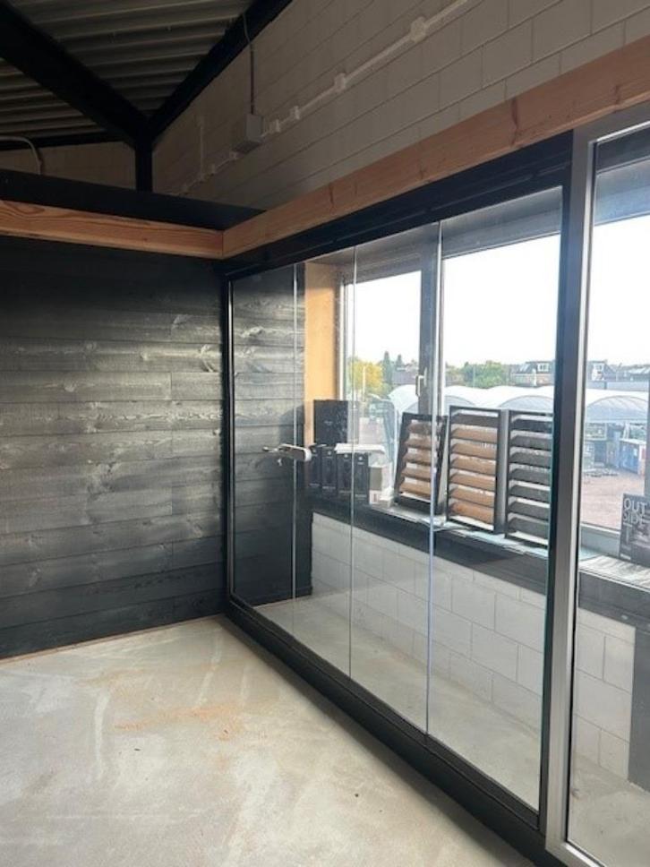 Sunflex SF25 schuifdraaiwand, Doe-het-zelf en Verbouw, Kozijnen en Schuifpuien, Zo goed als nieuw, Overige typen, Aluminium, 150 tot 225 cm