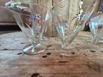 16 Zeer zeldzame kristallen borrel cocktail likeur glazen., Verzamelen, Glas en Borrelglaasjes, Ophalen of Verzenden