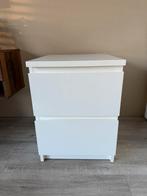 Malm ladekast 2 lades, Huis en Inrichting, Kasten | Ladekasten, Ophalen, Minder dan 50 cm, 1 of 2 laden, Zo goed als nieuw