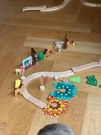 Houten treinrails met toebehoren, Ophalen of Verzenden, Zo goed als nieuw, Overige typen