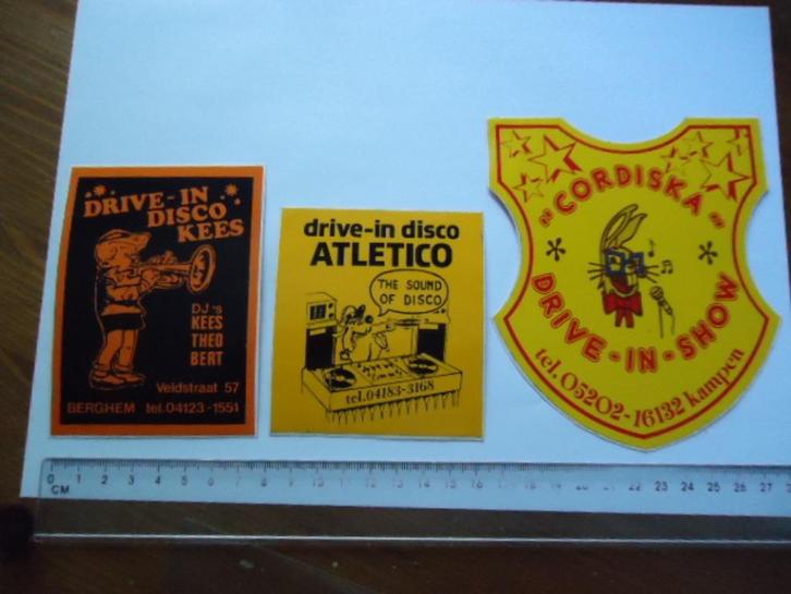 sticker oud Kampen Cordiska disco berghem Kees atletico, Verzamelen, Stickers, Zo goed als nieuw, Bedrijf of Vereniging, Verzenden