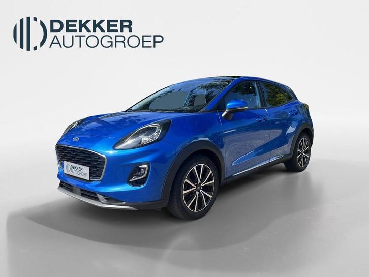 Ford Puma 1.0 EcoBoost Hybrid Titanium Panoramadak, Auto's, Ford, Bedrijf, Te koop, Puma, ABS, Airbags, Airconditioning, Alarm