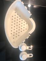 Wit hoek douche bakje, Ophalen of Verzenden, Zo goed als nieuw, Wit