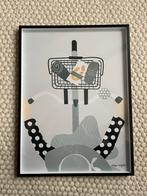 T.e.a.b. Fotolijst zwart metaal 30x40 cm, Oorspronkelijke maker, Ophalen of Verzenden, Minder dan 50 cm, Print