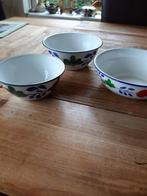 Boerenbont nestschalen emaille, Ophalen of Verzenden