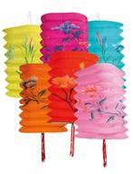 Lampionnen gekleurd met stok chinese japanse stokje lampion, Ophalen of Verzenden, Nieuw, Feestartikel, Overige