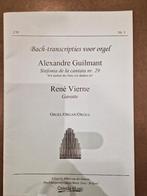 Alexander Guilmant Bach transcripties voor Orgel, Orgel, Klassiek, Nieuw, Ophalen of Verzenden