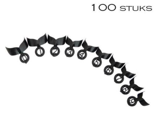 QUICK / SHORT nagel tips ZWART in een nagel box,100 stuks., Sieraden, Tassen en Uiterlijk, Uiterlijk | Cosmetica en Make-up, Nieuw