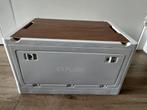 Norländer Krat met Houten Deksel - Off-White - 33L, Minder dan 50 cm, Nieuw, Minder dan 50 cm, Ophalen of Verzenden
