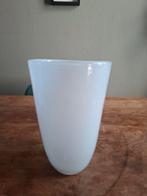 Dutz vaas wit, Huis en Inrichting, Gebruikt, Wit, Ophalen of Verzenden, Glas