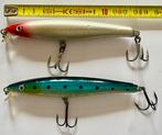 2 Rapala Pluggen 13cm 22/24 Gram - gebruikt, Watersport en Boten, Hengelsport | Roofvissen, Ophalen of Verzenden, Gebruikt