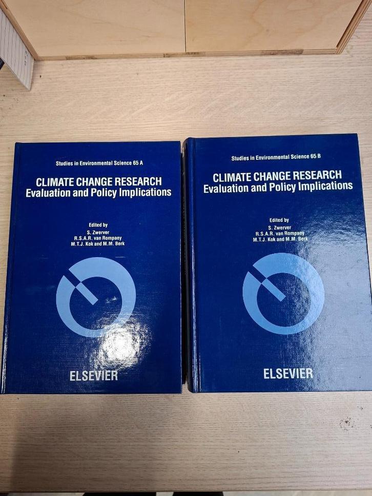 Climate Change Research: Evaluation and Policy Implications, Boeken, Studieboeken en Cursussen, Zo goed als nieuw, WO, Beta, Ophalen