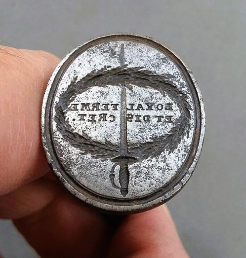 17 - 18 eeuw Groot Zegelstempel Lakzegel Cachet Signet Wapen, Antiek en Kunst, Antiek | Gereedschap en Instrumenten, Ophalen of Verzenden