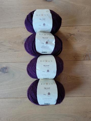 Rowan Big Wool - Aubergine Paars - 4 Bollen beschikbaar voor biedingen