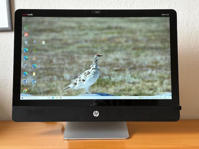 HP envy 23 all in one pc, Computers en Software, Desktop Pc's, Gebruikt, Ophalen