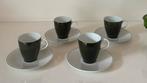 4 Rosenthal Secunda Oliv espressokopjes, Huis en Inrichting, Keuken | Servies, Ophalen of Verzenden, Zo goed als nieuw, Overige stijlen