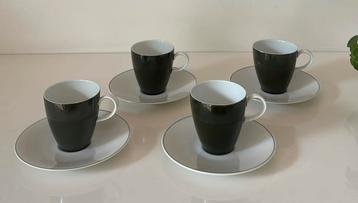 4 Rosenthal Secunda Oliv espressokopjes beschikbaar voor biedingen