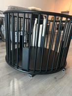 Bopita box inc matras + jollein boxzak, Kinderen en Baby's, Boxen, Ophalen of Verzenden, Zo goed als nieuw, Rond, In hoogte verstelbaar