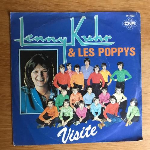 Lenny Kuhr & Les Poppys - Visite 7", Cd's en Dvd's, Vinyl Singles, Gebruikt, Single, Pop, 7 inch, Ophalen