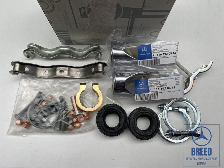 NOS reparatieset uitlaat voor Mercedes-Benz R107 350 450, Auto-onderdelen, Uitlaatsystemen, Mercedes-Benz, Nieuw, Ophalen of Verzenden