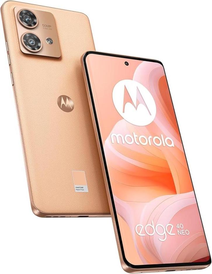 Motorola Edge 40 Neo 5G 256GB Peach Gloednieuw & Garantie, Telecommunicatie, Mobiele telefoons | Motorola, Nieuw, Overige modellen